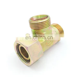 High Quality Swivel Nut Run Pipe Connection Tee Fitting Connection Pipe thumbnail-3