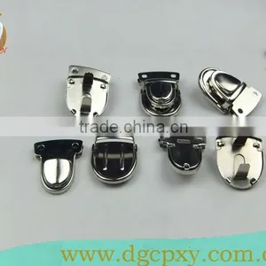 New! Wholesales Cheap Metal Silver Snap Lock for Bags thumbnail-1
