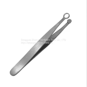 Annular Nose Pore Trimming Artifact Manual Stainless Steel Round Nose Hair Scissors Nose Hair Clip Forceps Men thumbnail-2