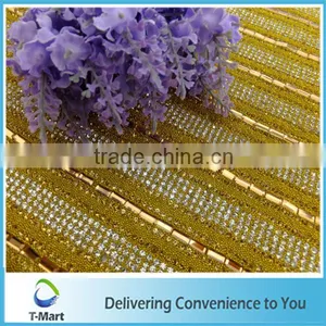 Color Selected Wholesale Hotfix Rhinestone Mesh Custom 24*40 Hot Fix Rhinestone Mesh for Shoe Decoration thumbnail-2