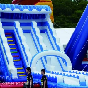 Inflatable Water Game With Water Slide Sea Park Commercial Park thumbnail-2