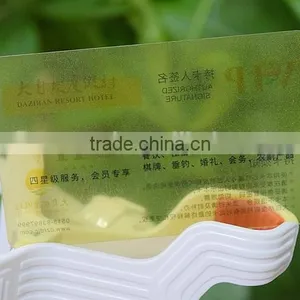 Low Cost Pvc Printing Transparent Business Card thumbnail-1