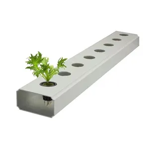 White Transparent Rectangular Tube PVC Plastic Square Pipe thumbnail-1