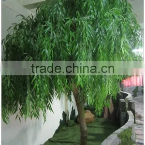 the Evergreen Leaves Artificial Trees Artificial Weeping Willow Trees thumbnail-1