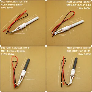 220V300W MCH Ceramic Igniter Ceramic Ignition Stick MCH Ceramic Heater MCH Ceramic Heating Tube Can OEM or ODM thumbnail-3