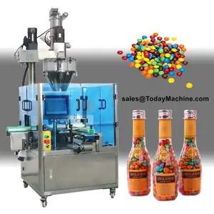 Automatic Bottle Jar Coffee Chili Powder Rotary Filling Weighing Packing Machine thumbnail-3
