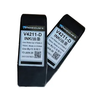 Videojet Printer Ink 4211-D Solvent 7206-D thumbnail-1