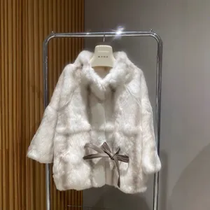 Stand-collar Fur Coat for Women Gentle and Luxurious Winter High-end thumbnail-3