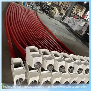 10-meter Three-phase Electric Grain Suction Machine, Hose-conveying Wheat Elevator, Movable Flexible Auger Grain Suction and Material Suction Machine thumbnail-4