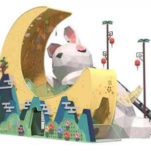 Moon Rabbit Modeling SlideTonghua Castle Amusement Park thumbnail-1