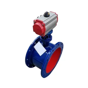 Manufacturer Direct Sales Pneumatic Flange Butterfly Valve High-quality Ventilation Butterfly Valve thumbnail-1