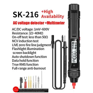 SK-216 Smart Sensing Voltmeter Multimeter Auto-ranging and Data Hold Function thumbnail-3
