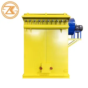 Industrial Environmental Protection Equipment Bag Dust Collector, Central Silo Top, Boiler, Woodworking, Cyclone, Cartridge, Pulse Dust Collector thumbnail-1
