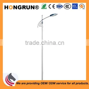 Simple Style Single-arm Street Light Pole Used for Residential Area and Sidewalk Lamp Poles thumbnail-1