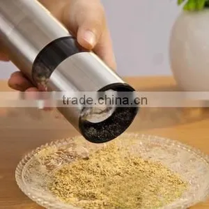 High Quality Double End Mill Salt and Pepper Grinder Brushed Tainless Steel Salt & Pepper Mill Set 2 in 1,manual Coffee Grinder thumbnail-3