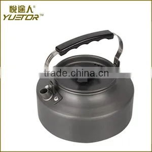 1.1L Outdoor Camping Hiking Kettle Coffee Pot Portable Teapot thumbnail-1