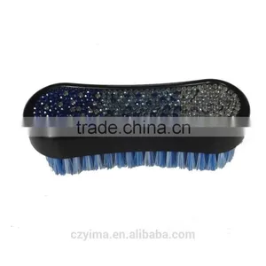 Hot! Bling Horse Face Brush With Blue Gradient Pattern/rhinestone thumbnail-1