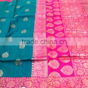 Banarasi Silk Saree, Handloom thumbnail-1