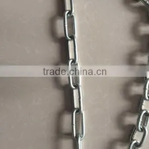 5mm Iron Hot Dipped Galvanized Long Marine Link Chain thumbnail-2