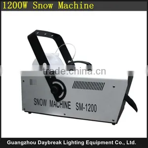Special Stage Effect Snow Machine , Snow Spray Effect 1200W Wire Control ( Remote Control Can be Customize ) thumbnail-1
