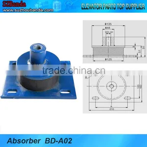 Elevator Rubber Shock Absorber thumbnail-2