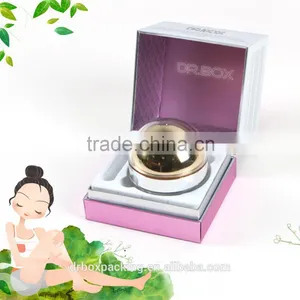 Luxury Pink Paperboard Cosmetic Box With Plastic Holder Insert thumbnail-1