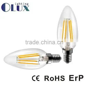 2W 4W Non Dimmable C35 Led Lighting Glass 360degree C35 Led Filament Bulb Lights Supplier's Choice thumbnail-1