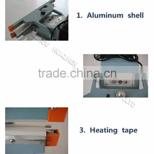 Wenzhou Factory Pedal Sealing Machine 650mm Sealing Length Use for Bag Neck Sealing thumbnail-2