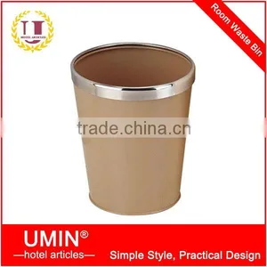 Colored Metal Trash Can thumbnail-1