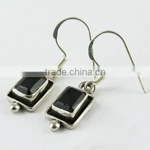 Bright Sun Iolite Earring, Gemstone Silver Jewellery, Online Silver Jewellery thumbnail-2