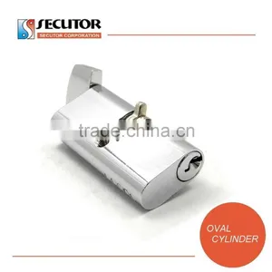Oval Profile 5-Pin Cylinder and Knob thumbnail-1