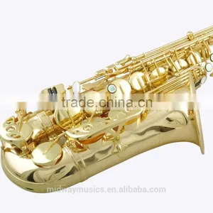 MAS-800S Gold Lacquer Alto Saxophone From Chinese Woodwind Instruments Supplier thumbnail-2