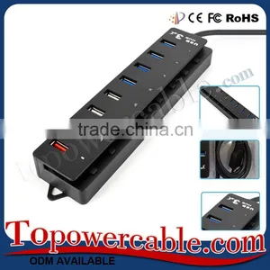 Cheap Hi - Speed Usb 3.0 With 2.0 8 Ports Hub For Smart Phones Tablets thumbnail-5