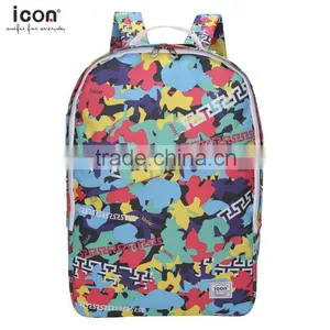 Heat Transfer Printing 600D Polyester Backpack thumbnail-1