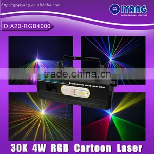 Professional 4000mW 30K Animation Rgb Stage Laser Light thumbnail-1