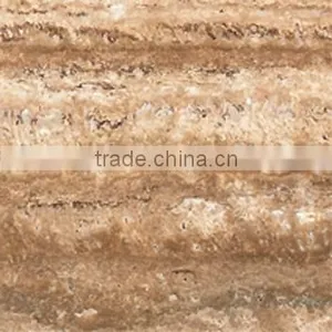 Light and Dark Coffee Travertine Slab,tile,cube for Flooring,paver,wall for Sale thumbnail-2
