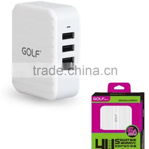 GOLF Original GF-DC56401 4USB 6A Output Fast Charging Smart Travel Charger thumbnail-4
