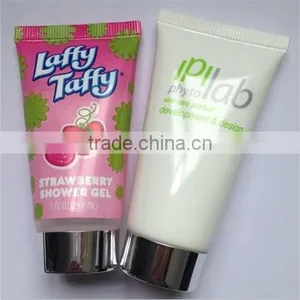 Plastic Tube Packaging With Screen Printing,Gloss Vanish Hdpe Plastic Make up Cosmetic Tubes thumbnail-5