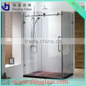High Quality Clear Tinted Raindrop Glass Shower Door(4mm,5mm,6mm,8mm,10mm,12mm,15mm,19mm) thumbnail-2