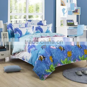 Cotton Twill Reactive Printing Bedding Set thumbnail-1