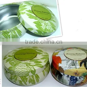 Round Tin Box for Tea or Coffee ,made of Food Grade Tinplate With CMYK Printing thumbnail-1