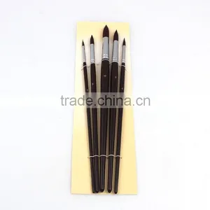 In Stock 5pcs Free Sample Wholesale Factory Price Artist Brush For Watercolor Painting thumbnail-3