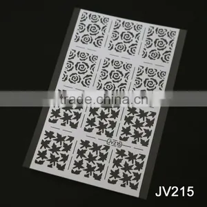 2016 Nail Stencil Guide Vinyl Decal Sticker Nail Stencil Sticker thumbnail-1
