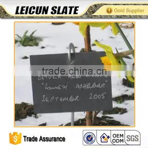 100% Natural Material Newest Design With Cutting Edge Stone Garden Slate Plant Label thumbnail-2