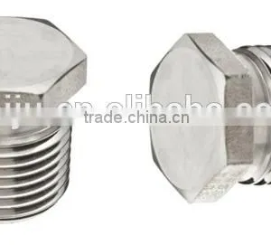 1/8 " Threaded NPT Hex Head Plug Threaded Flange Bushing Fitting thumbnail-5