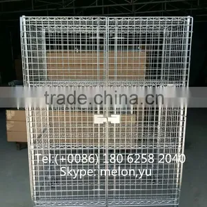 Chrome Security Cage Cart for SMT Components thumbnail-1