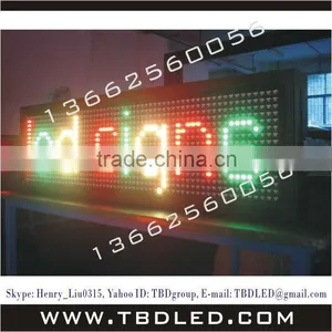 P10 Double Color Led Moving Message Sign Board Led Car Display thumbnail-1