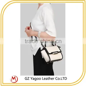 Wholesale PU Leather Women Bags Trendy Trapeze Bags Fashion Casual Lock Handbags Supplier's Choice thumbnail-3