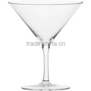 High Quality Handmade Blown Mixing Clear Unique Shape Cocktail Glass Crystal Big Martini Glass thumbnail-1