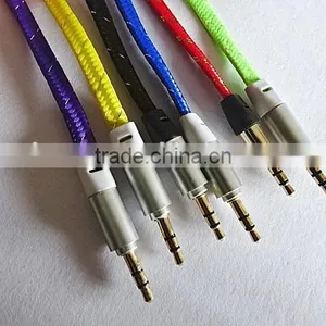 Newest Flat Braid DC3.5 Male to DC3.5 Male Audio Cable thumbnail-3
